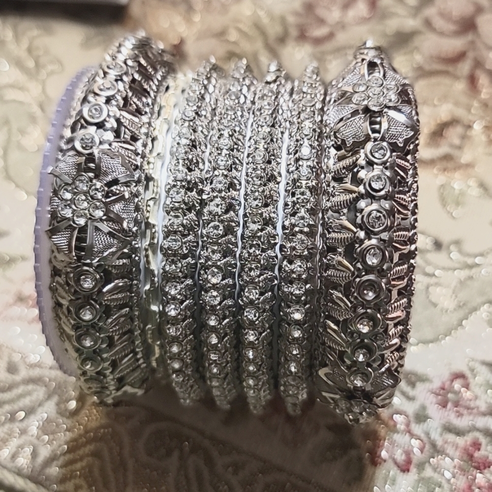 Bangles Silver Tone - image 1